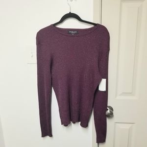 Nwt Rachel roy shimmer knit sweater